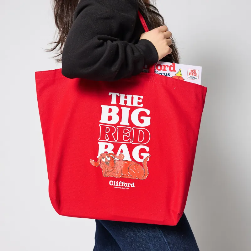 Clifford The Big Red Dog Tote - Red sold by RetroKid