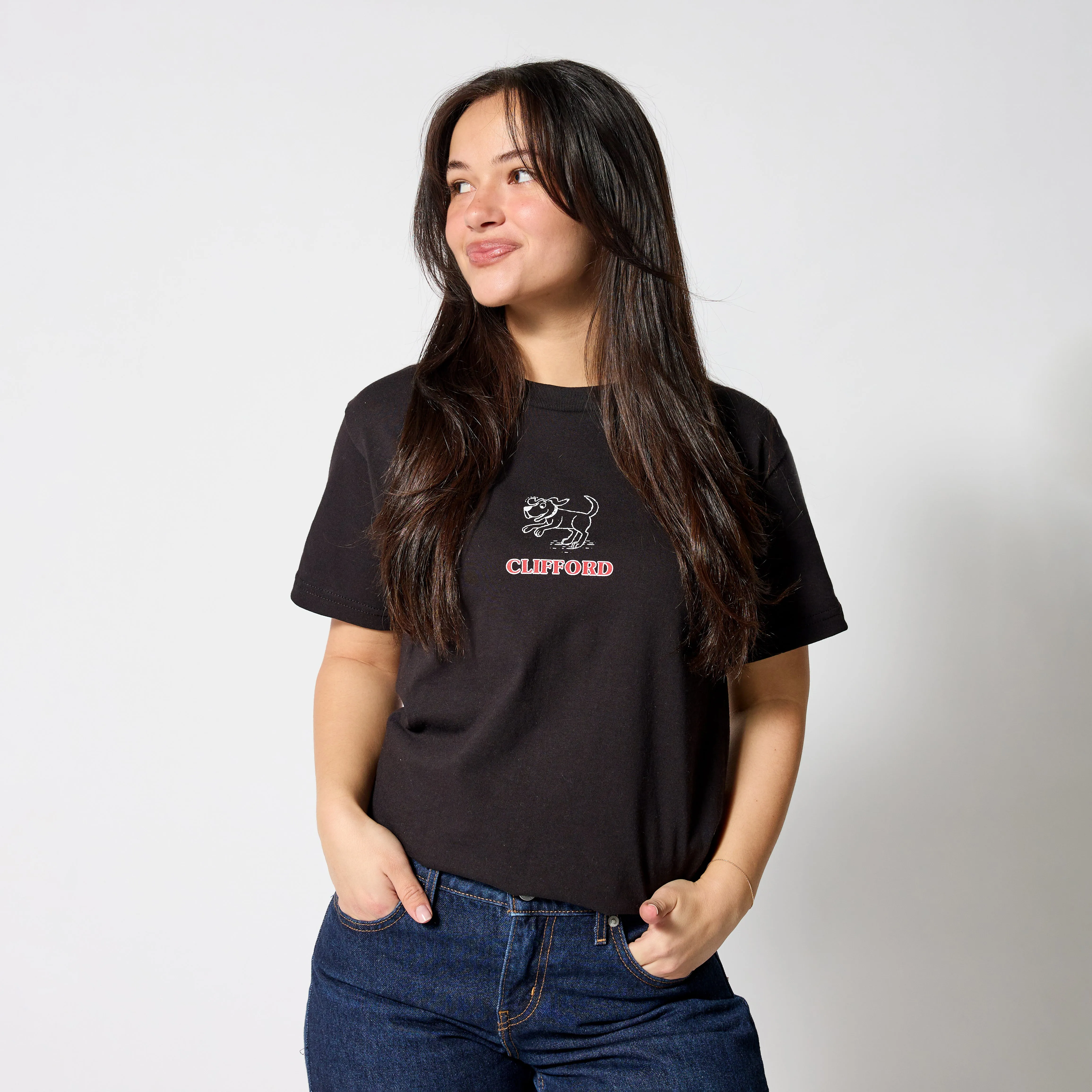 Clifford The Big Red Dog T-Shirt - Black sold by RetroKid product image thumbnail 4