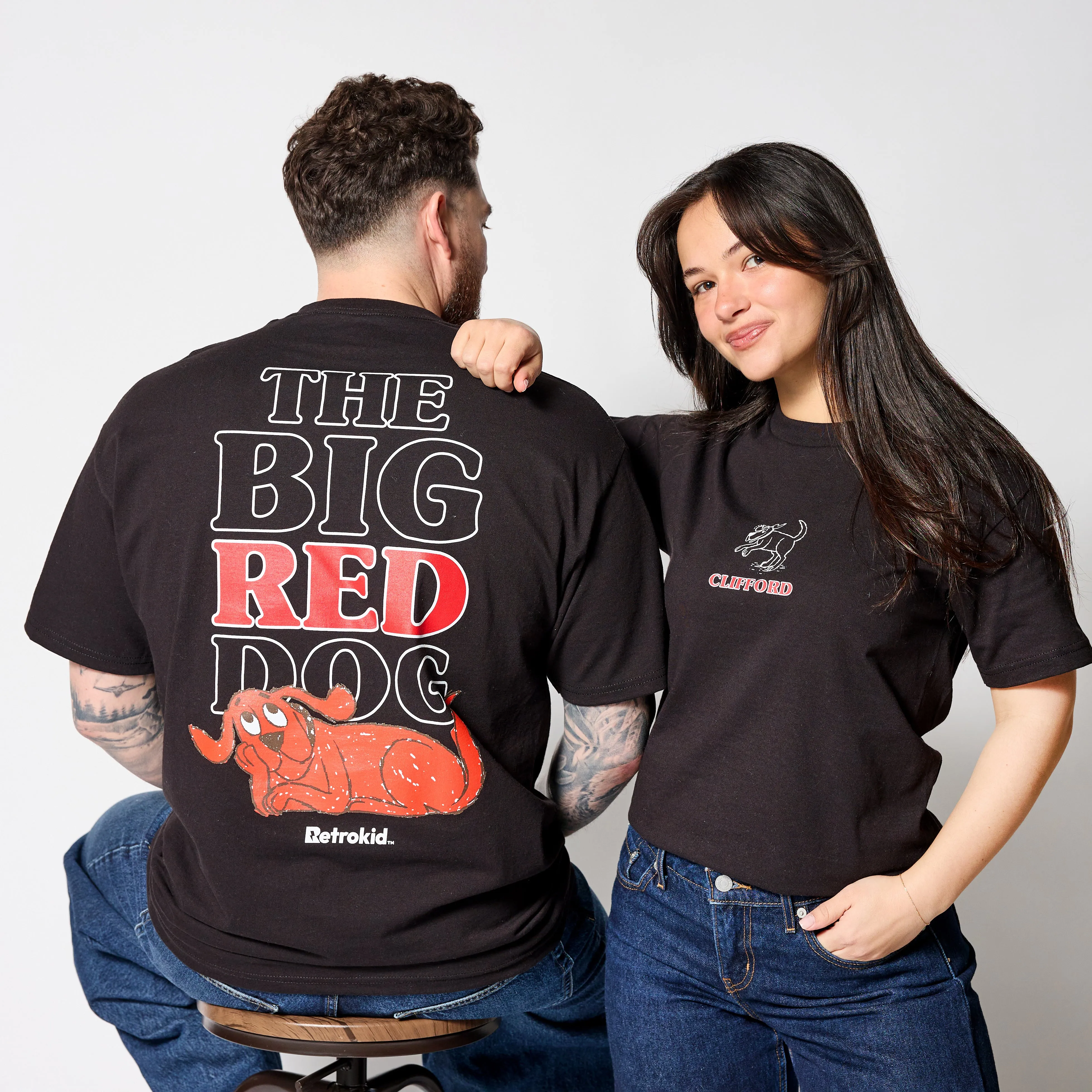 Clifford The Big Red Dog T-Shirt - Black sold by RetroKid product image thumbnail 3