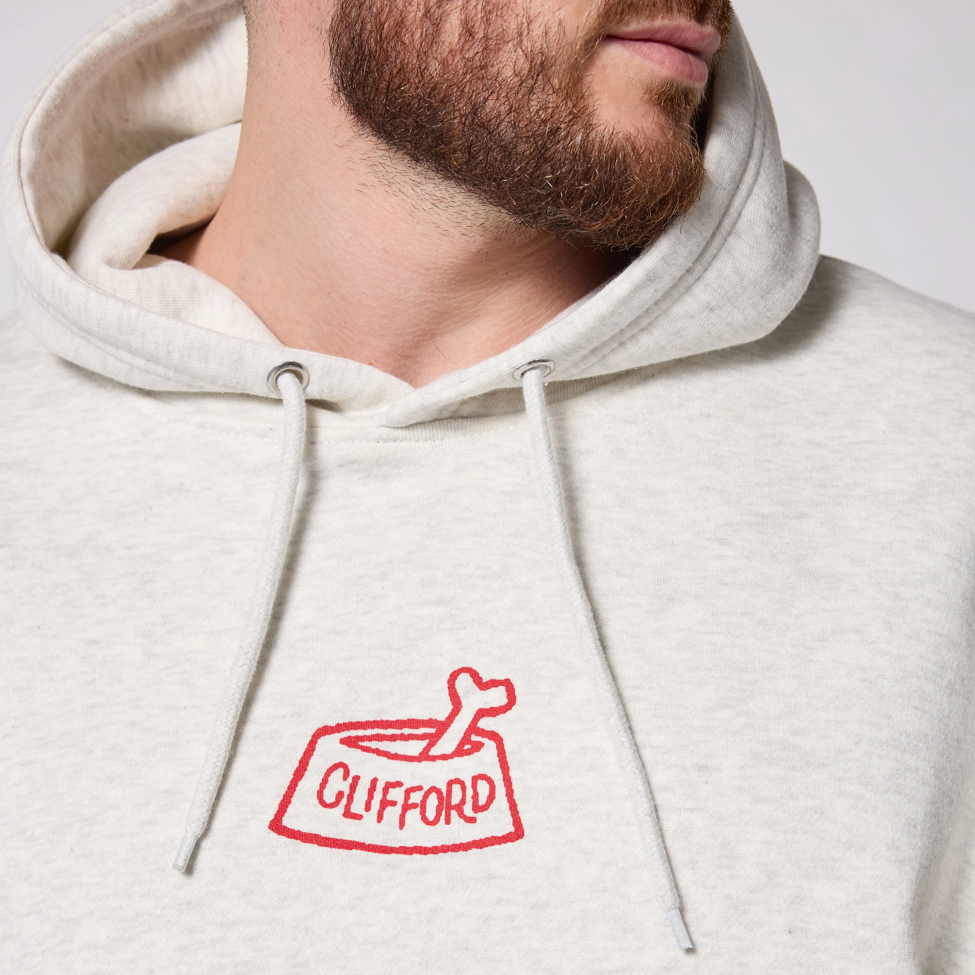Clifford The Big Red Dog Hoodie - Oatmeal Heather sold by RetroKid product image thumbnail 4