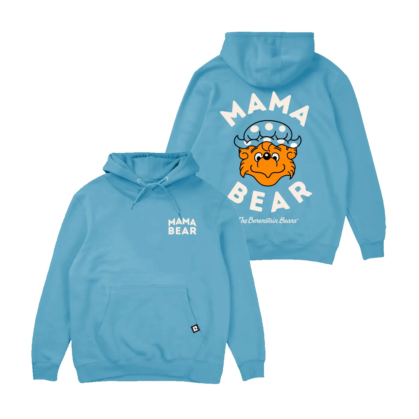 Berenstain Bears Mama Bear Hoodie - Ocean sold by RetroKid
