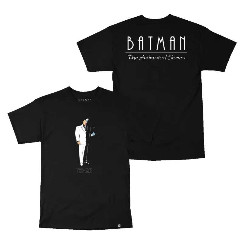Batman The Animated Series Two-Face T-Shirt - Black made by RetroKid