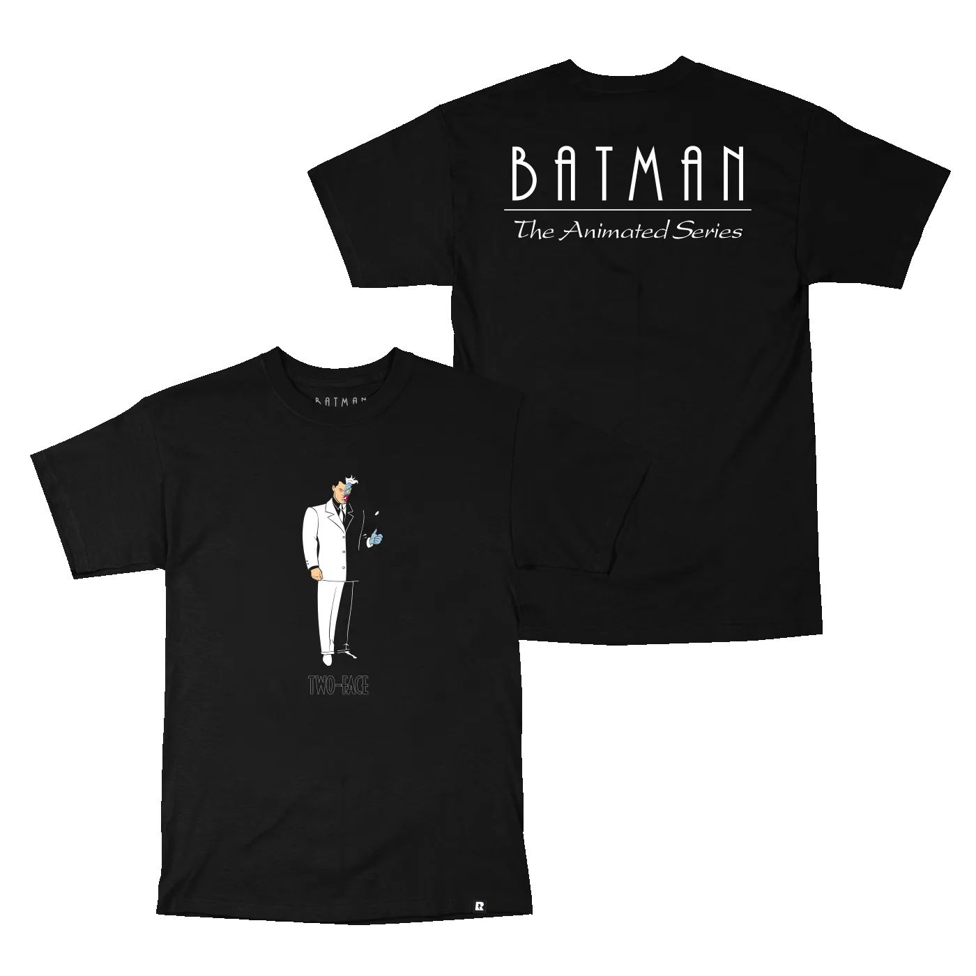 Batman The Animated Series Two-Face T-Shirt - Black sold by RetroKid