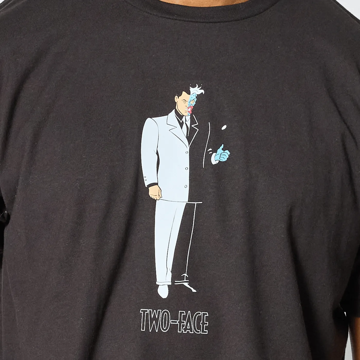 Batman The Animated Series Two-Face T-Shirt - Black sold by RetroKid product image thumbnail 3