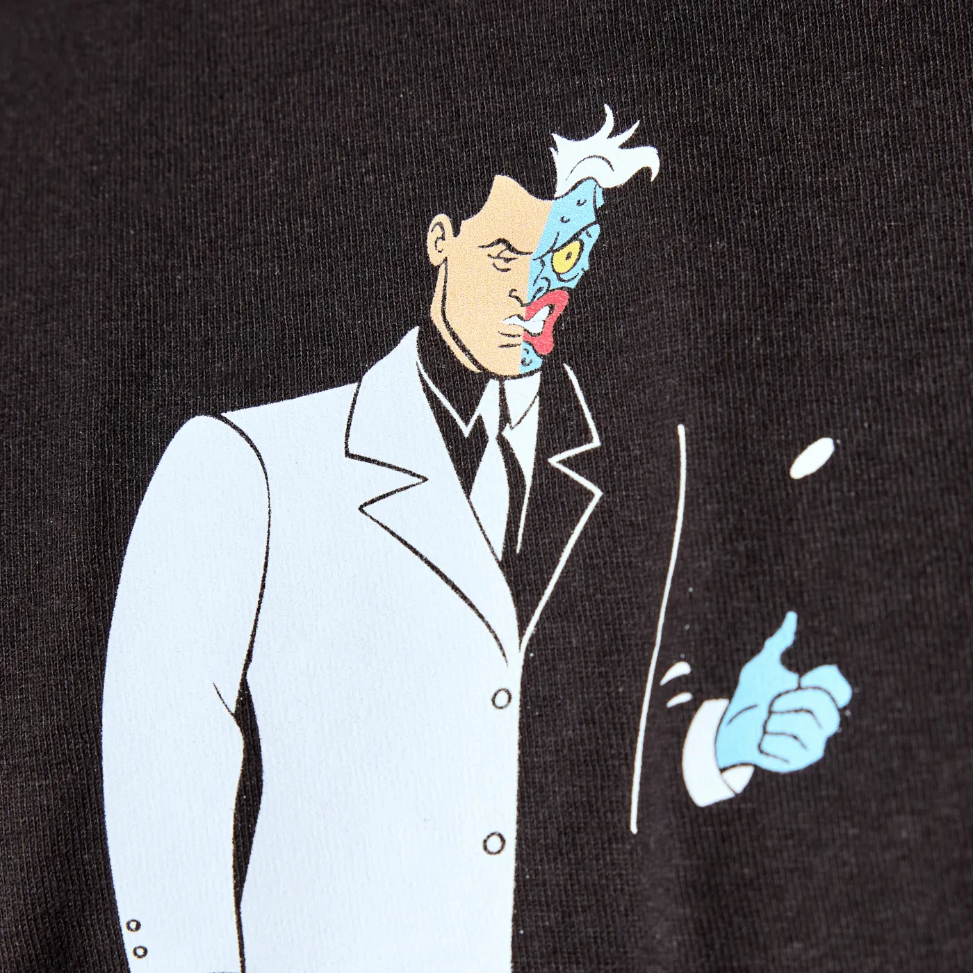 Batman The Animated Series Two-Face T-Shirt - Black sold by RetroKid product image thumbnail 2