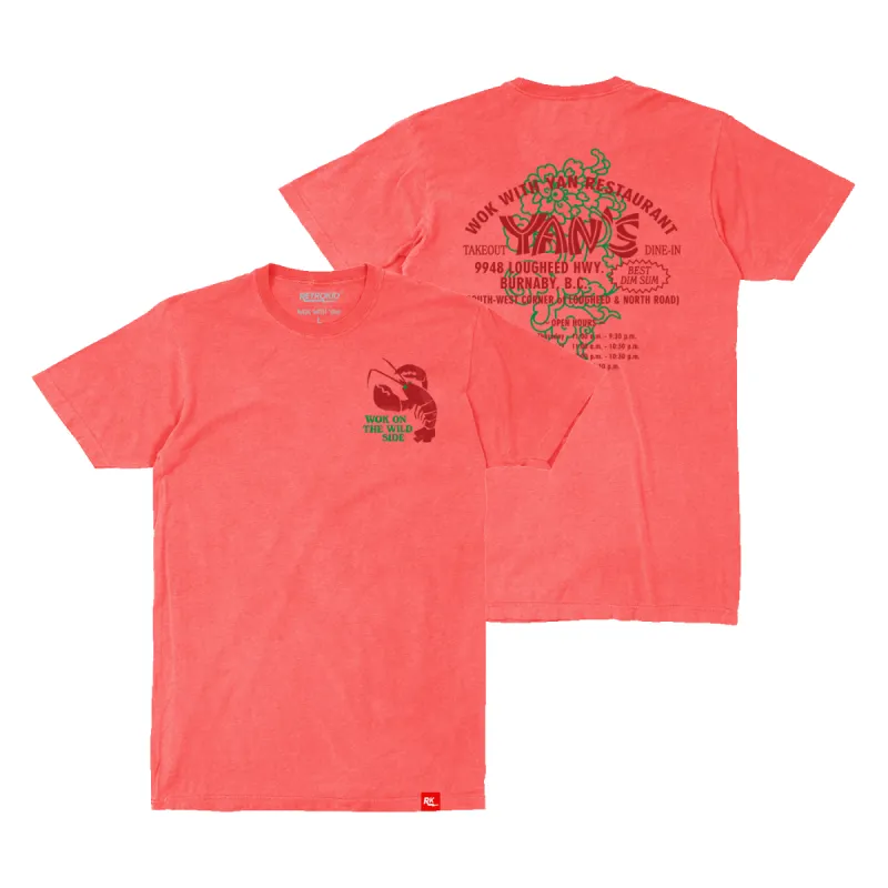Wok With Yan Wok On The Wild Side T-Shirt - Watermelon sold by RetroKid