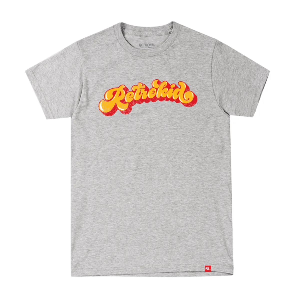 Retrokid Originals Groove T-Shirt - Heathered Grey sold by RetroKid