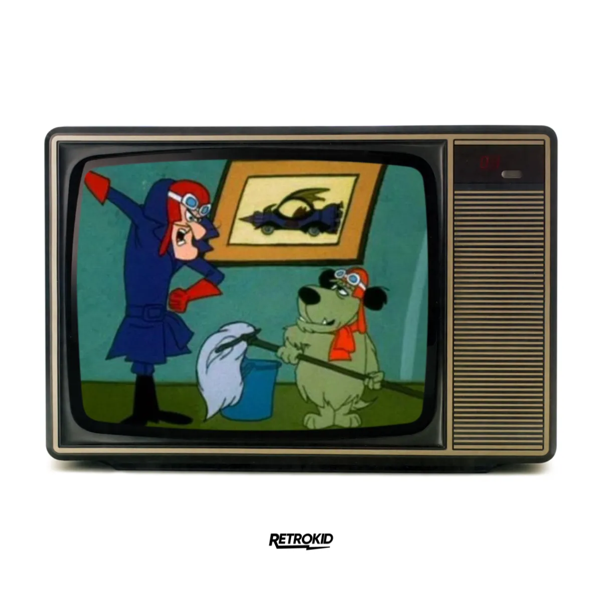 Hanna Barbera Mischievous Muttley T-Shirt - White sold by RetroKid product image thumbnail 4