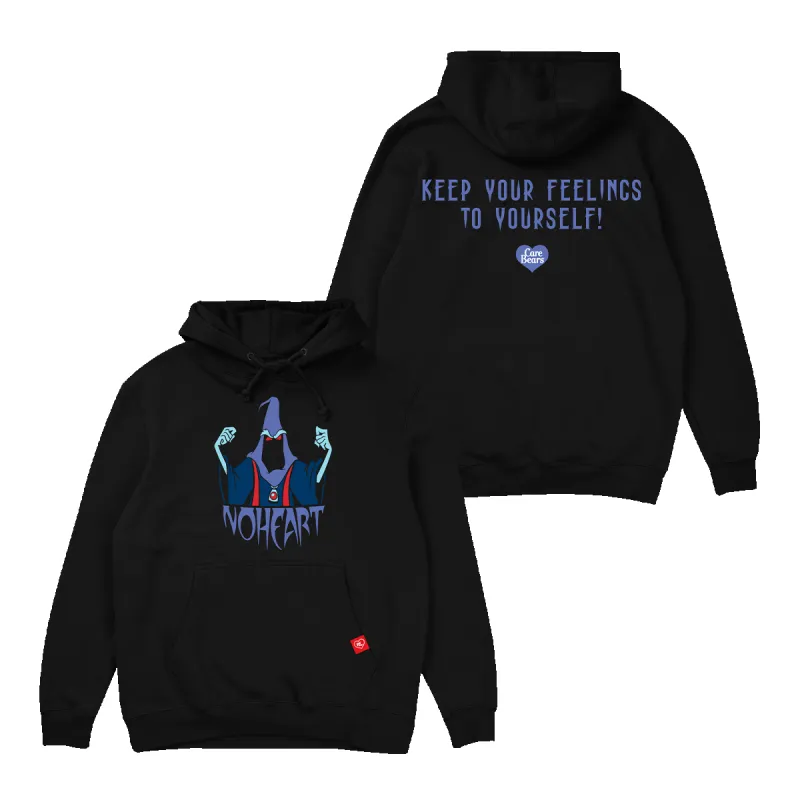 Care Bears No Heart Hoodie - Black made by RetroKid