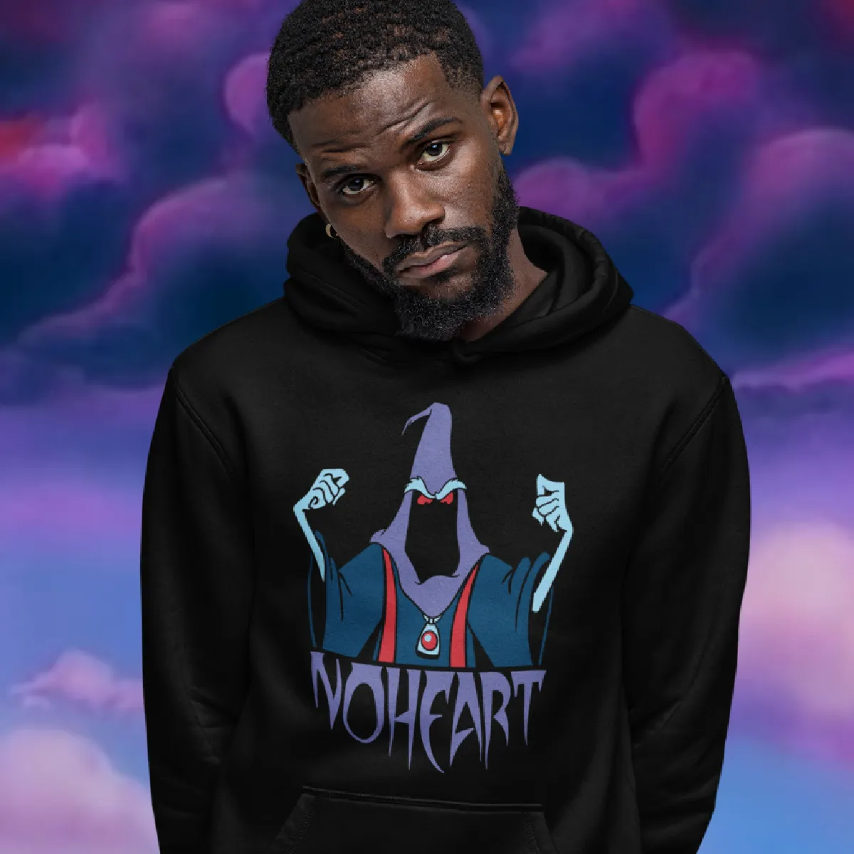 Care Bears No Heart Hoodie - Black sold by RetroKid product image thumbnail 2