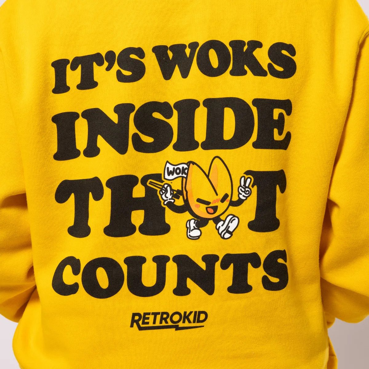 Wok With Yan Good Fortune Hoodie - Canary sold by RetroKid product image thumbnail 5
