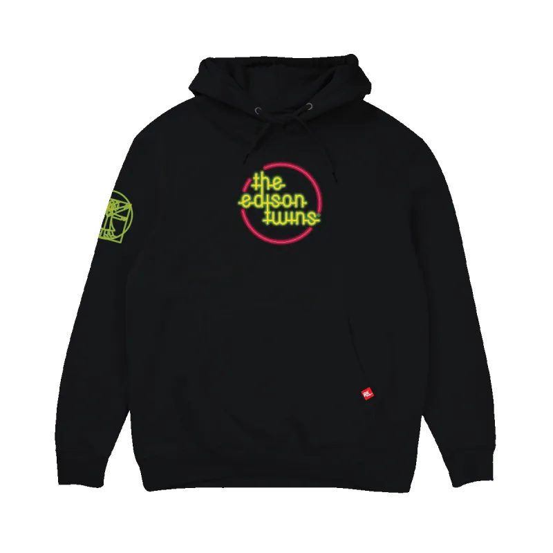 CBC Edison Twins Electric Hoodie - Black sold by RetroKid