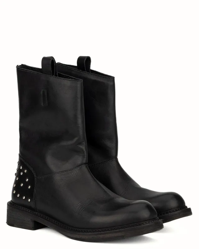 Women's Stacy Mid Calf Boots made by Vintage Foundry