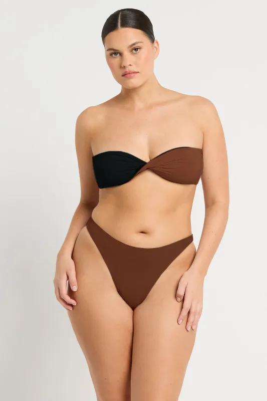 Ida Tie Back Bandeau sold by Bond-Eye