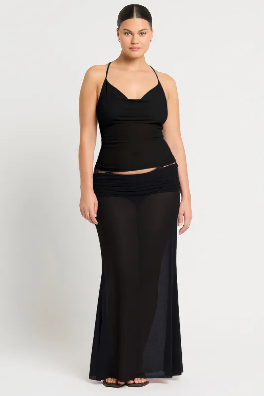 Naomi Cowl Neck Top sold by Bond-Eye