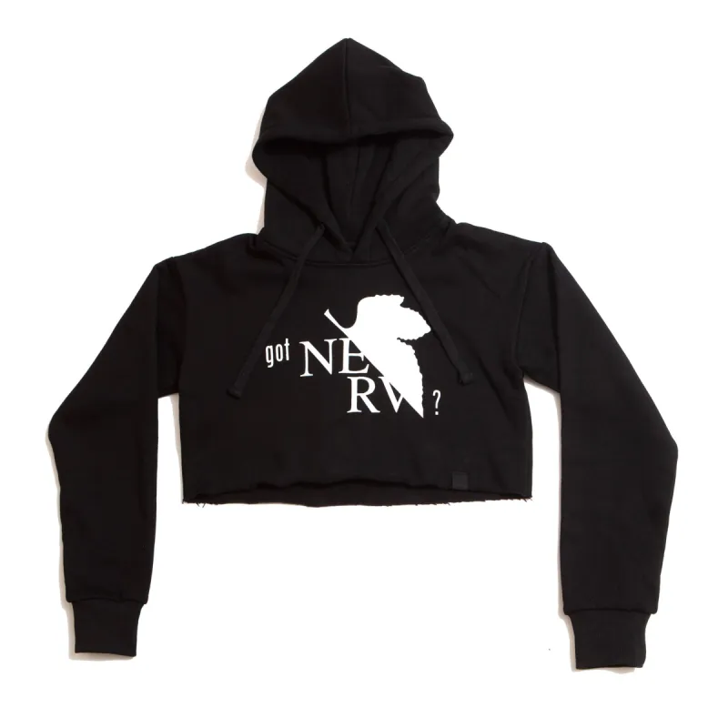 "NERV" crop hoodie sold by Pink City