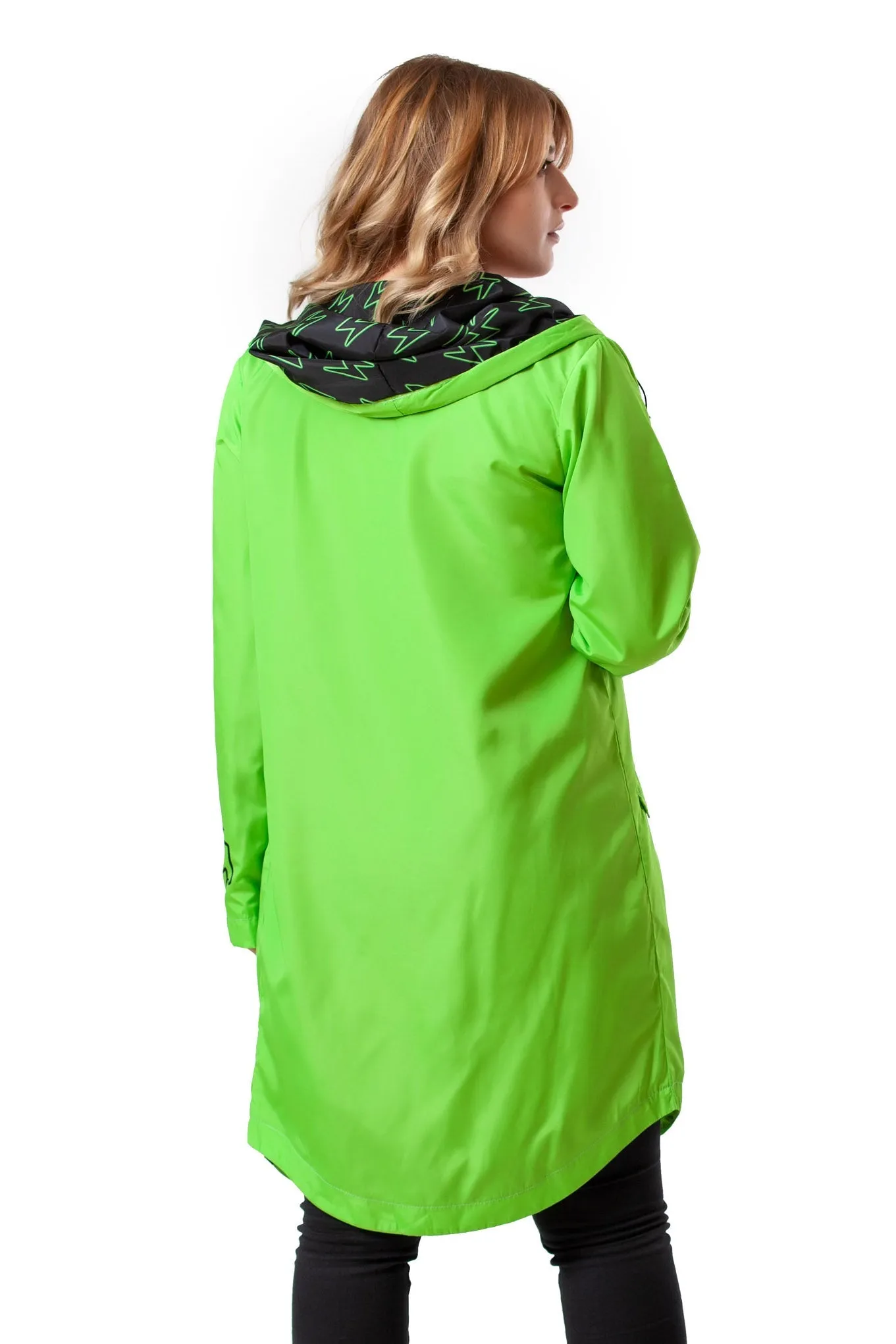 "STORM" rain coat (green) sold by Pink City product image thumbnail 4