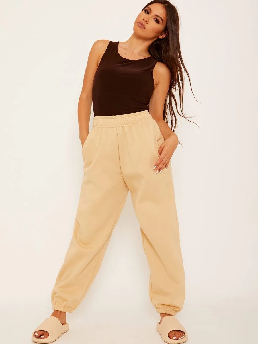 Barbara Oversized Fleeced Joggers In Stone sold by Vivichi product image thumbnail 2