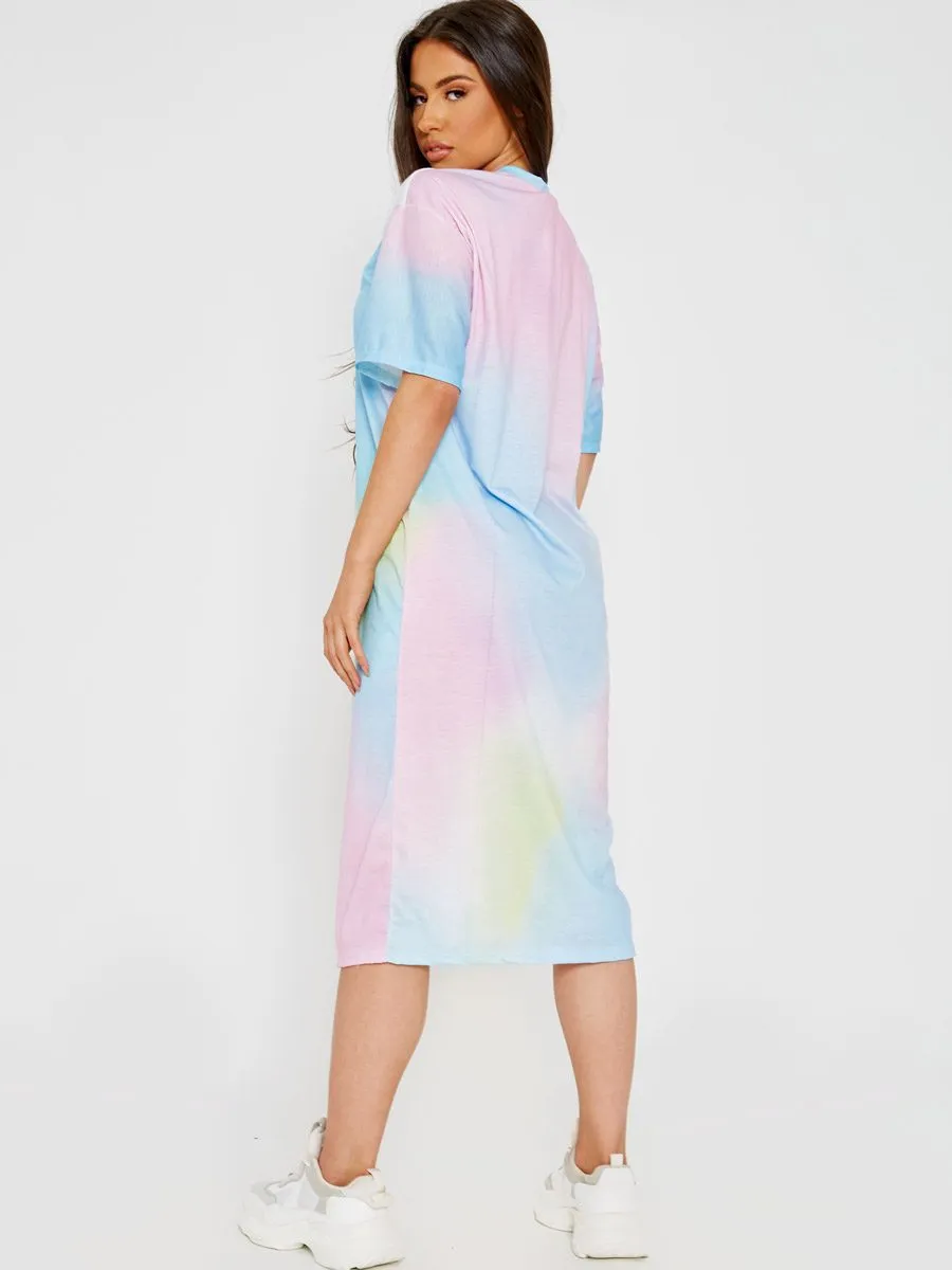 Paris Tie-Dye Midi Dress In Multi sold by Vivichi product image thumbnail 2