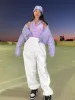 Emilia PVC Leather Cropped Puffer Jacket In Lilac sold by Vivichi