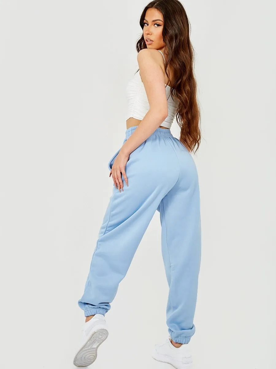 Barbara Oversized Fleeced Joggers In Blue sold by Vivichi product image thumbnail 2