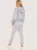 Haley Oversized Hoodie & Jogger Fleeced Co-ord In Grey sold by Vivichi