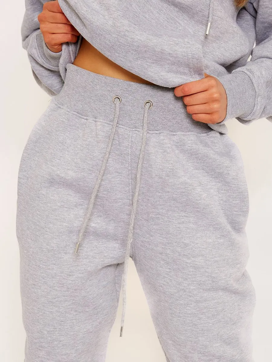 Haley Oversized Hoodie & Jogger Fleeced Co-ord In Grey sold by Vivichi product image thumbnail 3
