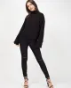 Karlie Turtle Neck Knitted Jumper In Black sold by Vivichi