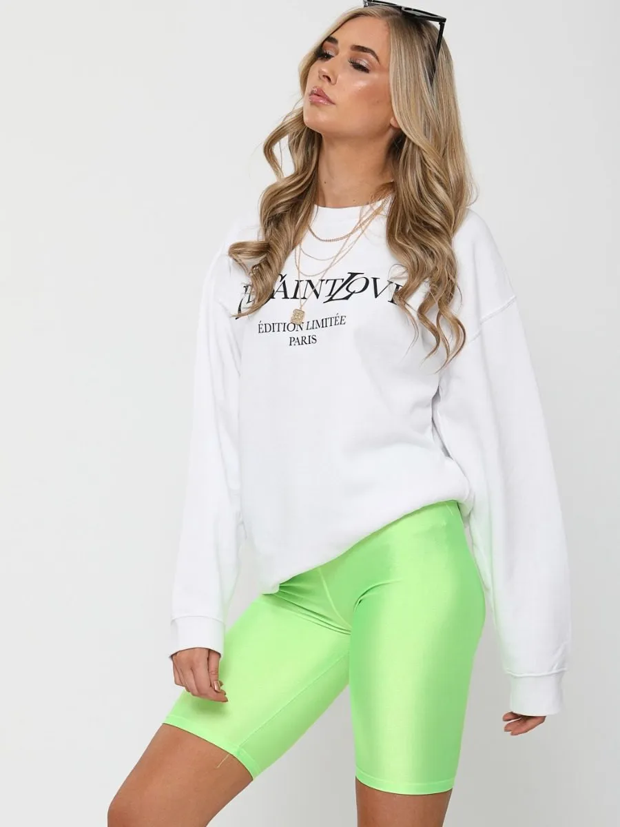 Gracie Ye Saint Love Sweatshirt Jumper In White sold by Vivichi product image thumbnail 2