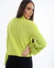 Karlie Turtle Neck Knitted Jumper In Lime sold by Vivichi