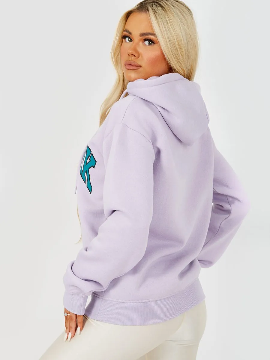 Nessy YALE Graphic Sweatshirt Jumper In Lilac sold by Vivichi product image thumbnail 3