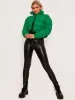 Dora Cropped Puffer Jacket In Green sold by Vivichi