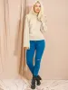 Karlie Turtle Neck Knitted Jumper In Stone sold by Vivichi