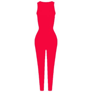 Red H Jumpsuit sold by Honeyz