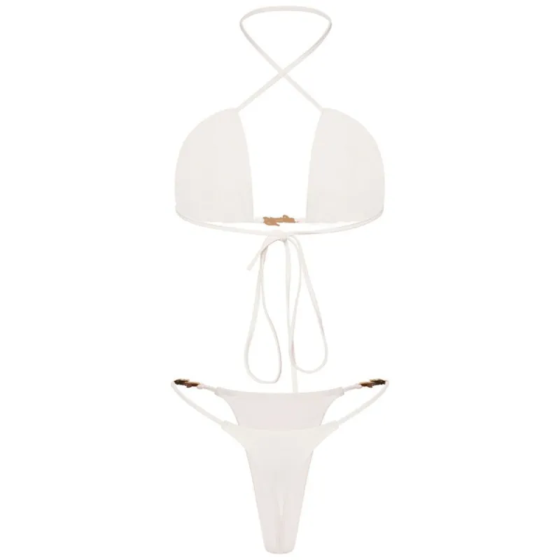 White H Bikini Set sold by Honeyz