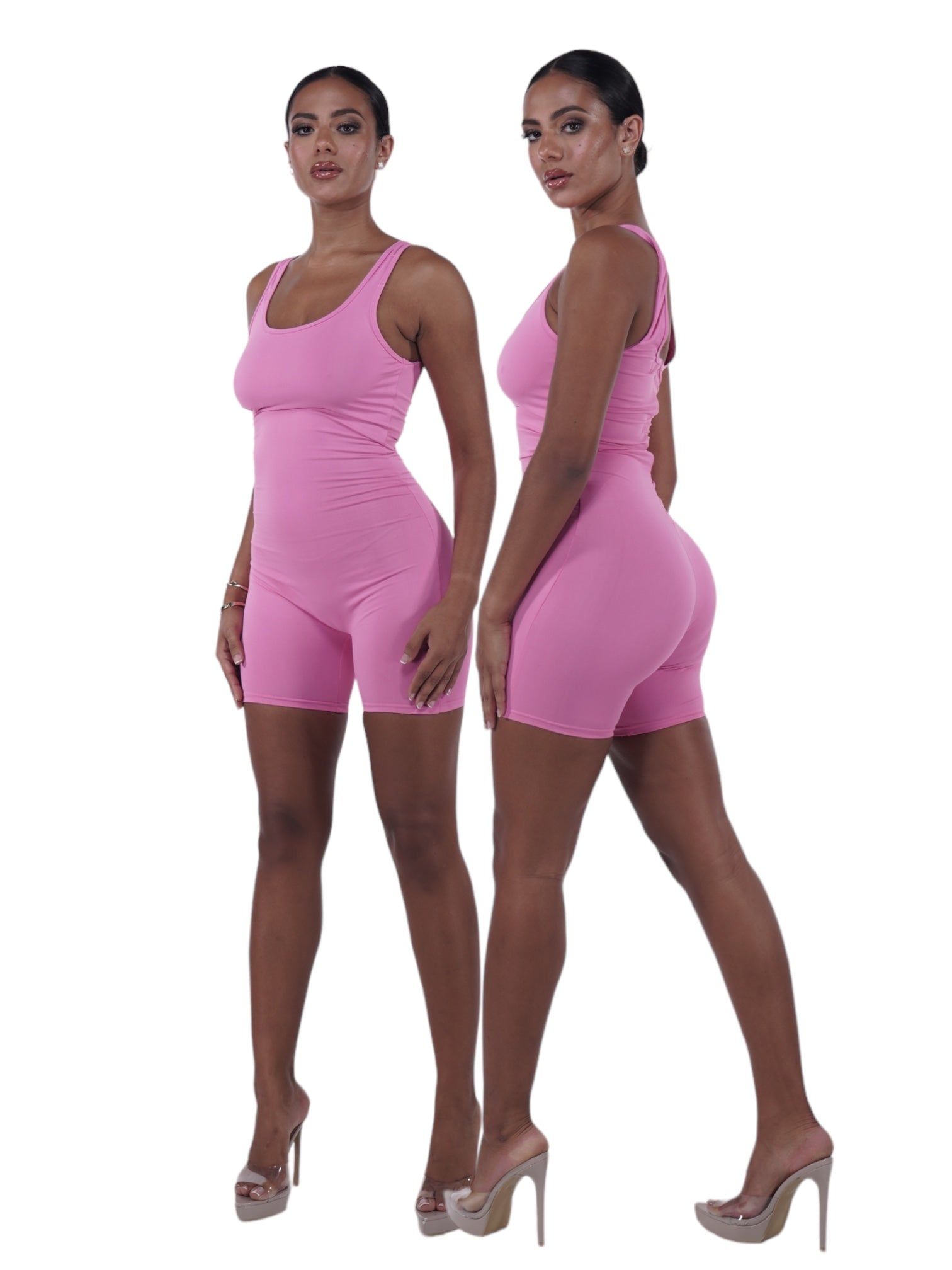 Pink Signature Romper sold by Honeyz product image thumbnail 2