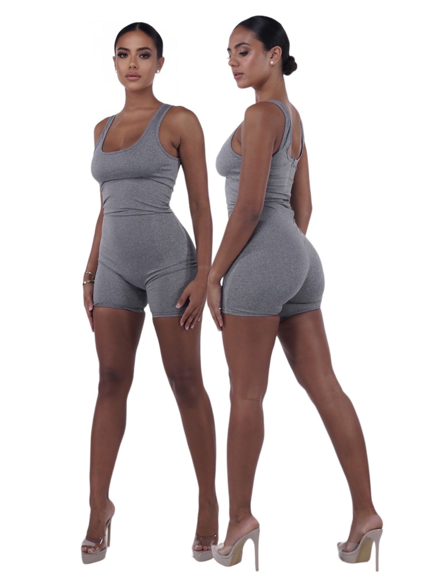 Flower Grey Signature Romper sold by Honeyz product image thumbnail 3