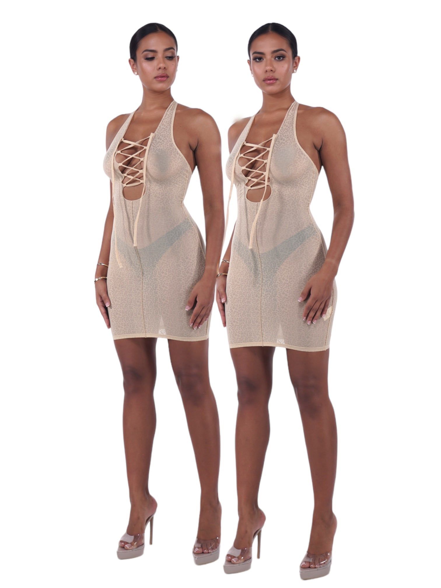 Beige Snake Print Mini sold by Honeyz product image thumbnail 3