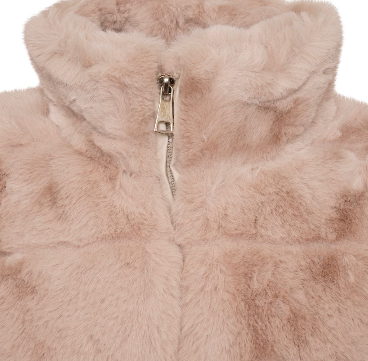 Beige Faux Fur Gilet sold by Honeyz product image thumbnail 3