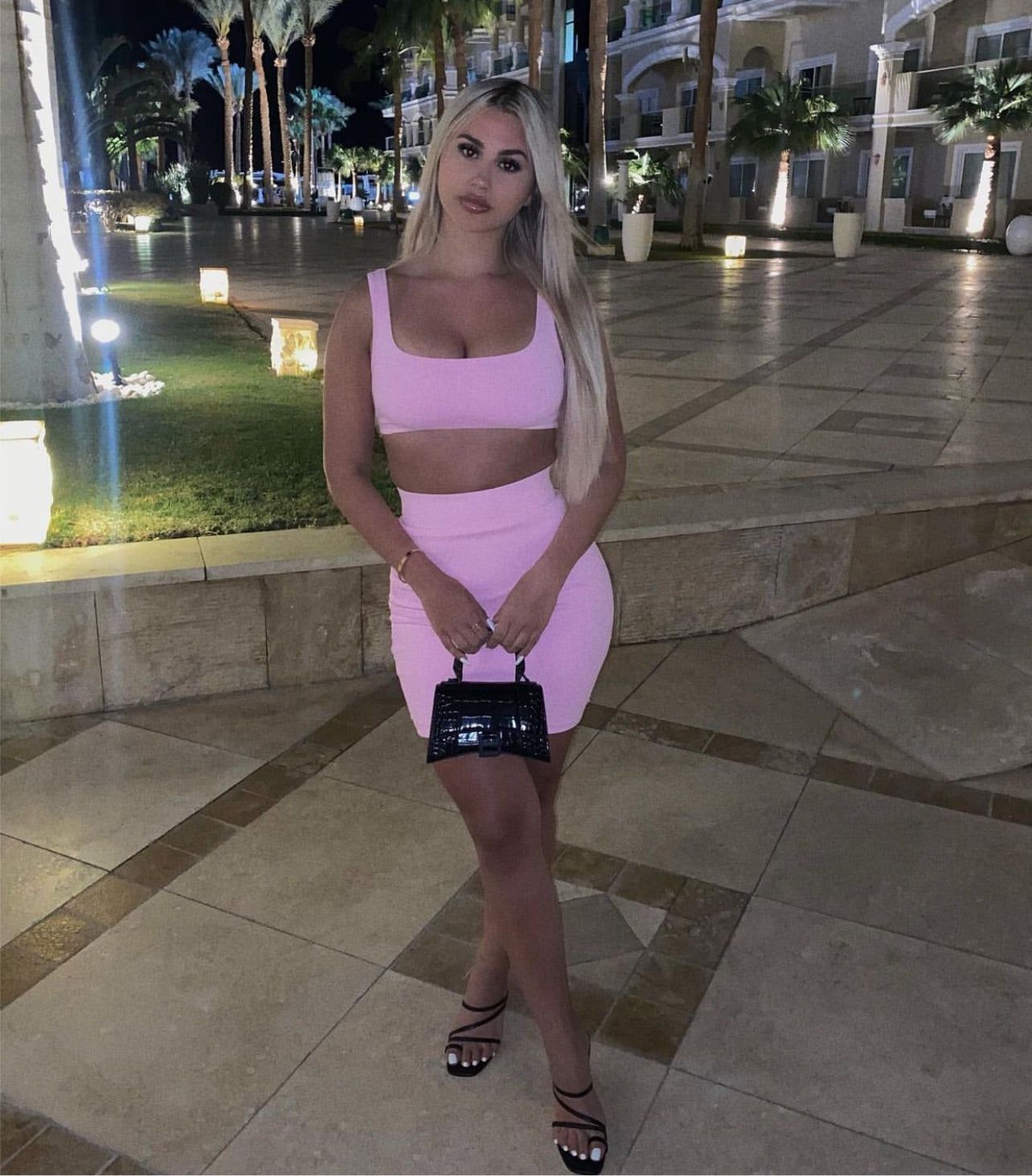 Pink Soft Bandage Two Piece Mini sold by Honeyz product image thumbnail 2