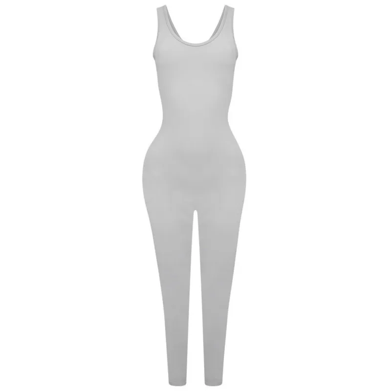 Grey Jumpsuit sold by Honeyz