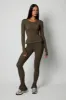 Khaki Soft Basic 2Piece sold by Honeyz