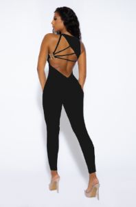 Black H Jumpsuit sold by Honeyz