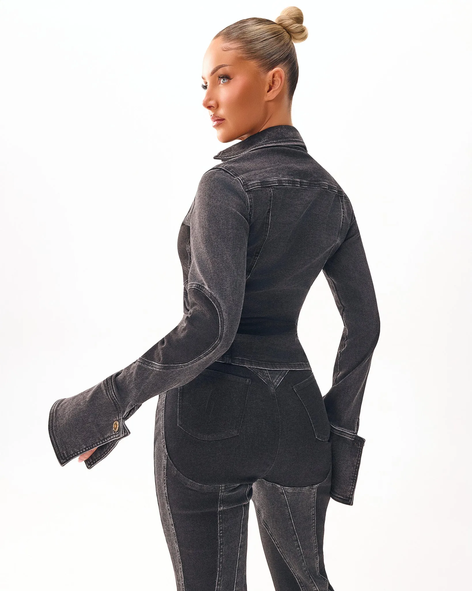 Femme Fatale 2 Shaded Black Jeans sold by Honeyz product image thumbnail 5