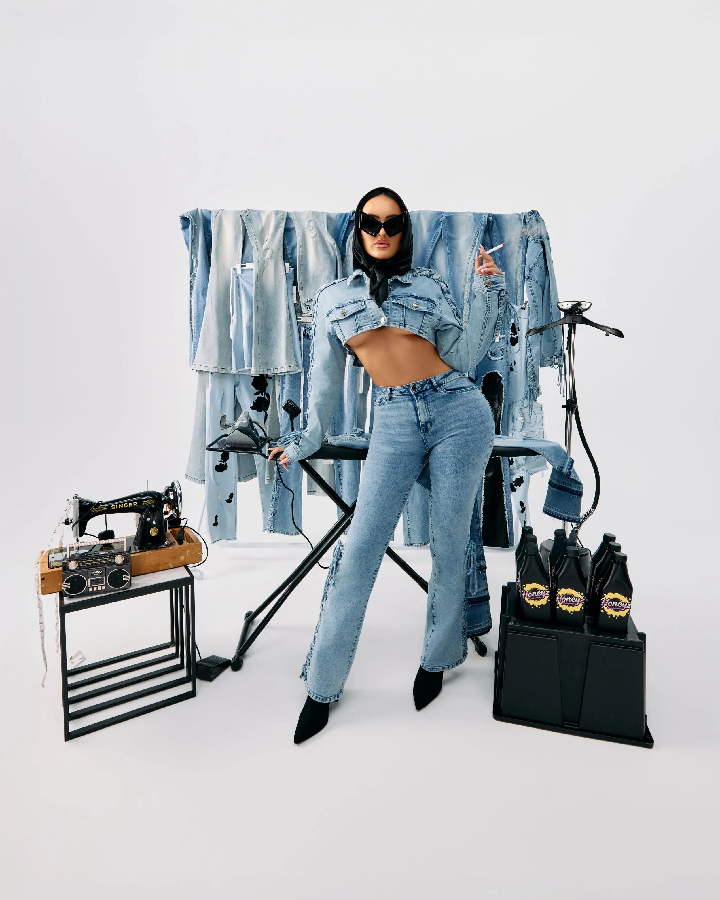 Queen Pin Jeans sold by Honeyz product image thumbnail 5