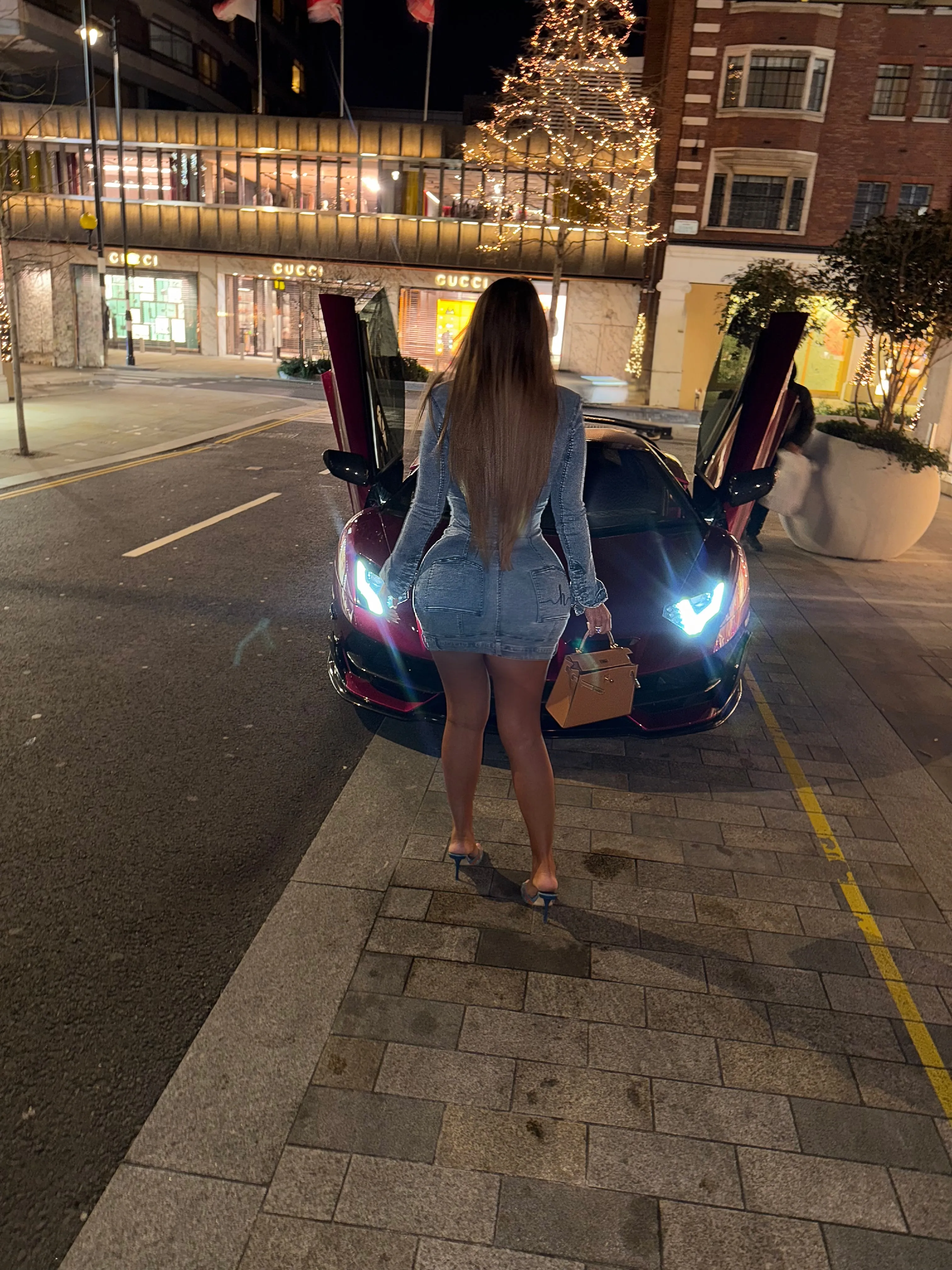 In Demand Denim Mini Dress sold by Honeyz product image thumbnail 5