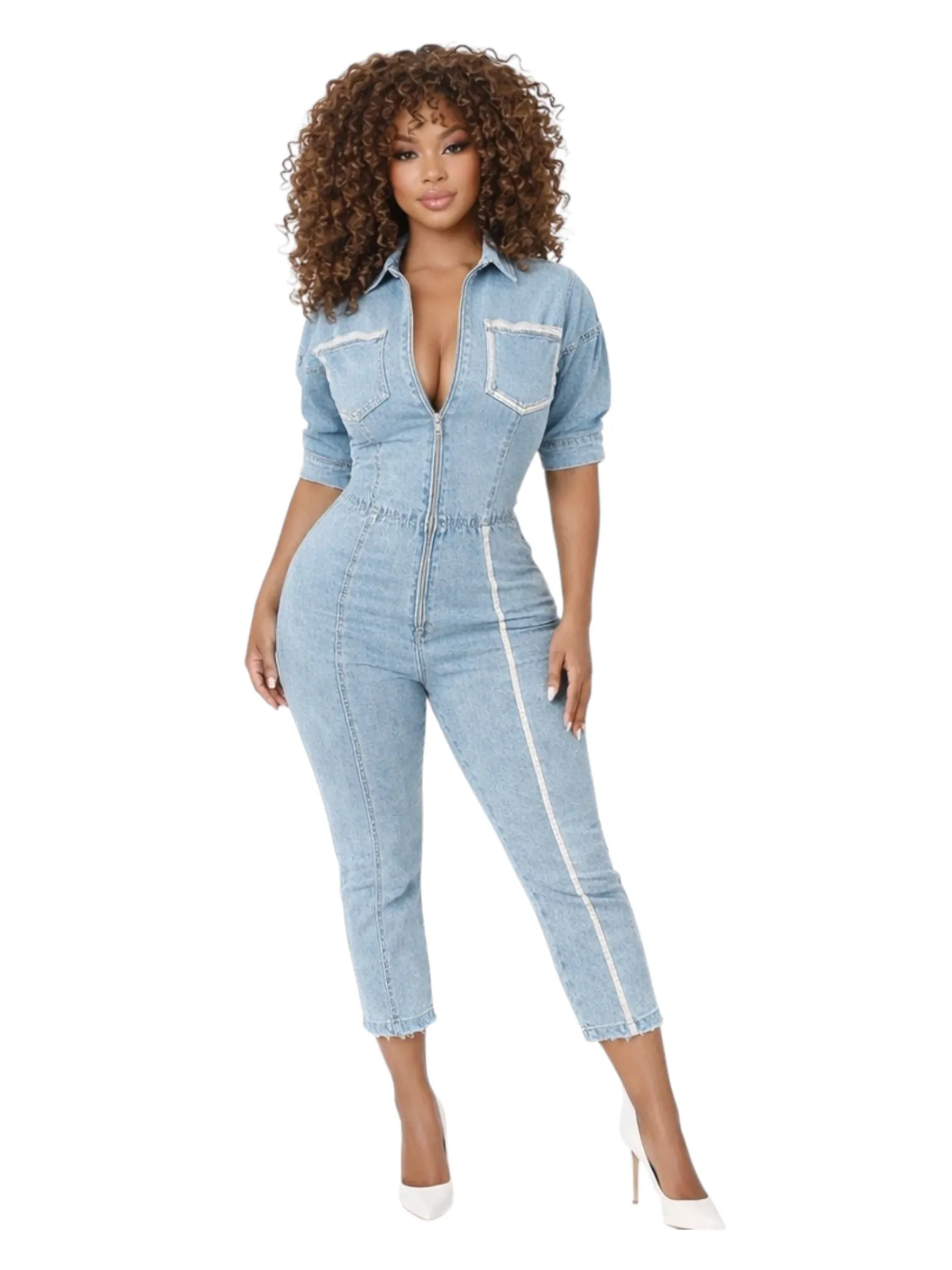 Bombshell Boiler Suit sold by Honeyz