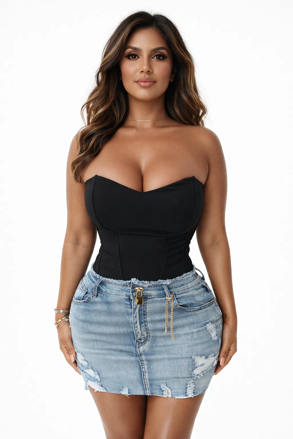 Lock Me In Mini Skirt sold by Honeyz product image thumbnail 4