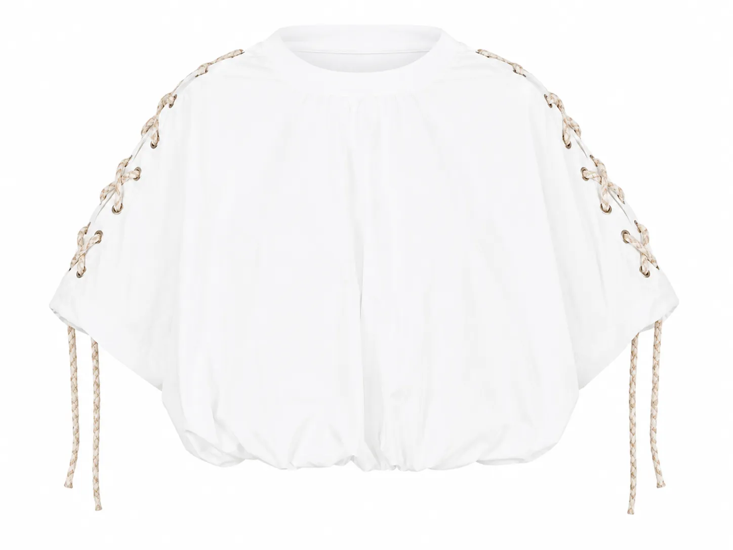 White Cloud Kiss Krop Top sold by Honeyz product image thumbnail 4