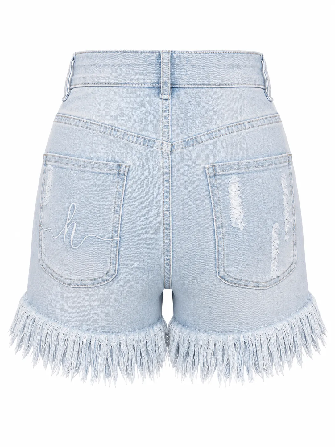 Light Denim Locked In Shorts sold by Honeyz product image thumbnail 4